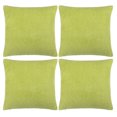thumbnail image 1 of Unique Bargains Housse de Coussin Décorative à Rayures Maïs en Polyester, 4 Pcs, pour Sofa, 1 of 10