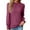 Wine, variant on Holiday Deals! Borniu Womens Tops, Women's Fashion Deep Round- Neck Solid Button Long Sleeve Blouse Shirt Top Fall Clothes Clearance