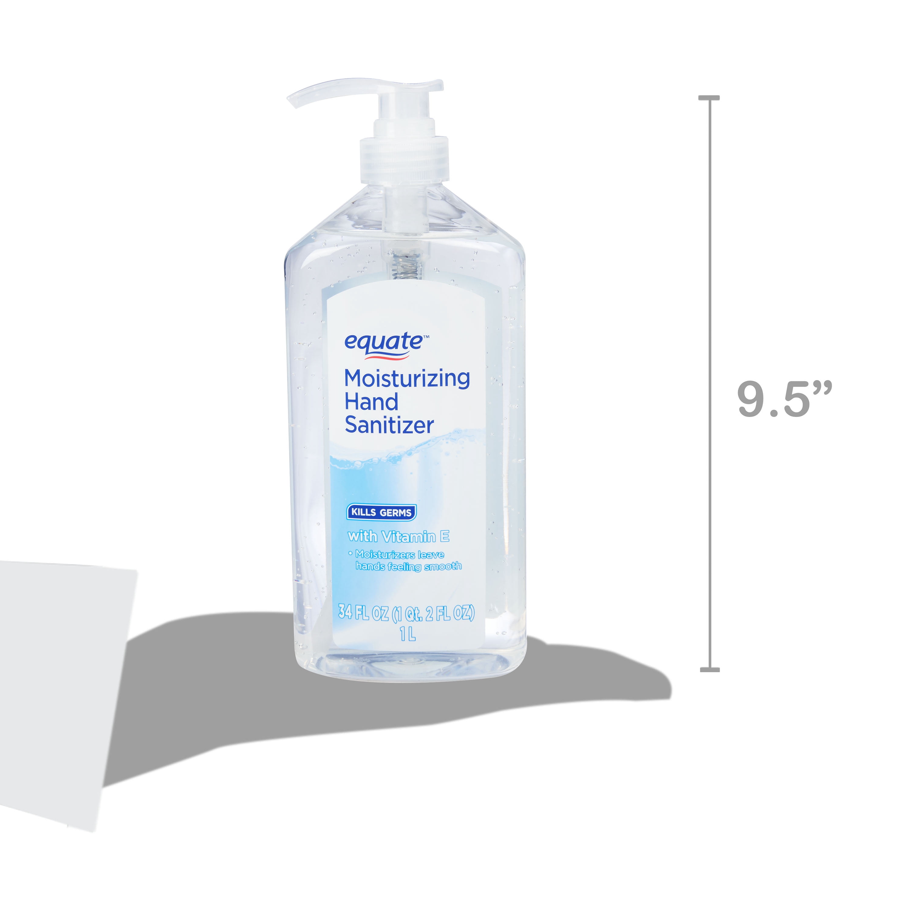 Equate Moisturizing Hand Sanitizer with Vitamin E, 34 fl oz