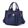 thumbnail image 3 of Bag Women Shoulder Bag Canvas Handbag Large Capacity Crossbody Bag Women DEEP BLUE, 3 of 6