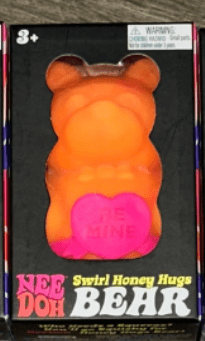 Nee Doh Honey Hug Bear Swirlie, 1 pc random color