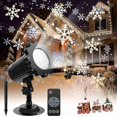 thumbnail image 1 of Led Snowflake Christmas Light Projector With Remote Control,ip65_Perfect Gift, 1 of 5
