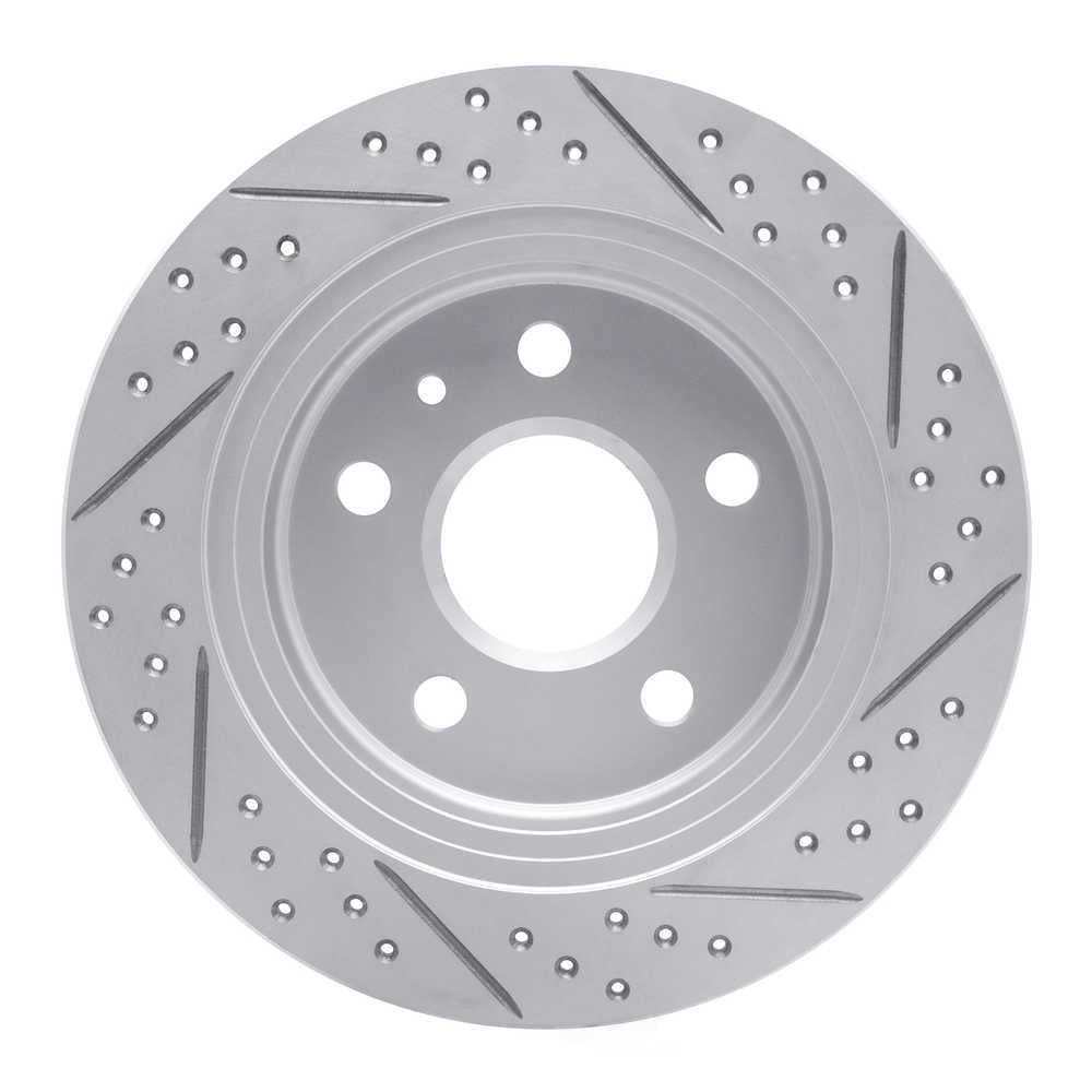 Dynamic Friction Company 830-45015L DFC Geoperformance Rotor - Drilled and Slotted