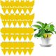 thumbnail image 1 of Paquete de 24 trampas pegajosas para moscas de la fruta y hongos, mata insectos pegajosos amarillos para plantas de interior y exteriores, 1 of 1