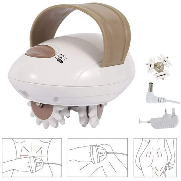 Masajeador corporal masajeador en forma de rollo anticelulitico masajeador electrico de cuerpo completo para adelgazar cara brazos manos cuello pies y cuerpo Adepaton WL 00518 Walmart en linea