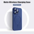 thumbnail image 1 of Funda magnética Original Magsafe para iPhone 16, 13, 12, 11, 14, 15 Pro Max, cubierta mate a prueba de golpes, accesorios para teléfono con carga inalámbrica, 1 of 5
