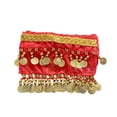 thumbnail image 4 of Pañuelo para la cadera para danza del vientre de perro, falda de baile para mascotas, lindo, divertido, cómodo, creativo y elegante Rojo, 4 of 8