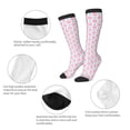 thumbnail image 4 of Picia Women Crew Soft Moisture-wicking Socks Checkerboard With Snowflake Pattern Design Cotton Socks, One Size fit All, 4 of 9