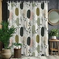 thumbnail image 2 of Sage Green Waterproof Shower Curtains, Plant Botanical Shower Curtain,Pretty Bohemian Bathroom Curtain, Bath Curtains with hooks 72"W x 96"L (Pack of 1), 2 of 6