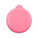 thumbnail image 2 of Mini Folding Mirror Hair Brush Home Travel Portable Round Pocket Cushion Hair Brush for Straight Curly Hair Light Pink, 2 of 5
