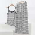 thumbnail image 2 of LIaqionyy Womens Pajamas Sets 2 Piece Lounge Set Comfy Sleeveless Tops and Long Pants Soft Pjs Loungewear, 2 of 5