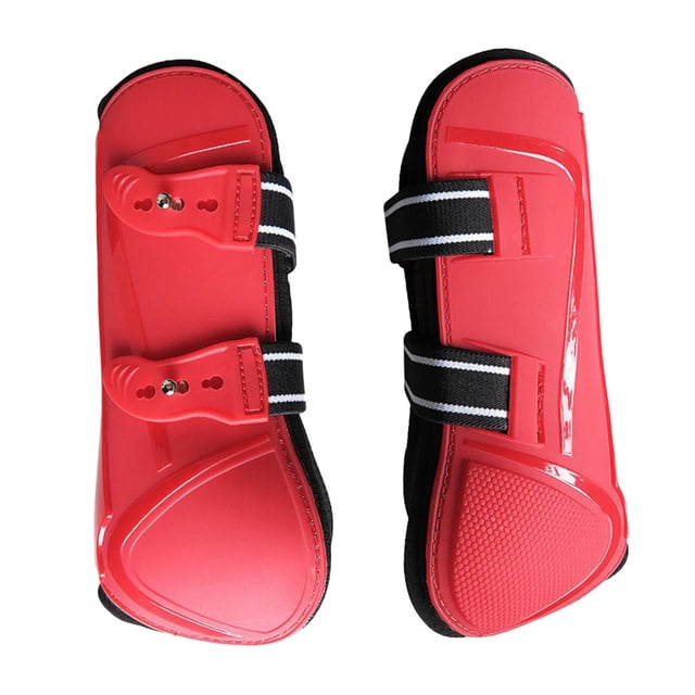 1 par de botas de tendón de caballo que saltan protectores de pies de Pierna delantera Sunnimix Botas de tendón de caballo