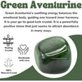 thumbnail image 2 of Dark Green Aventurine Crystal Tumbled Stones Polished Rocks (1 OZ), 2 of 5