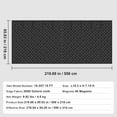 thumbnail image 5 of KFFKFF Winter Garage Door Screen 18.3 x 7.15 FT, Thermal Insulation Curtain Kit, Magnetic, Crafted from Durable 300D Oxford Fabric with a Weighted Bottom, Simplified Installation for Garage, 5 of 9