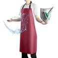 thumbnail image 1 of Delantal impermeable Vammcht para lavar platos, restaurante, rojo, 1 of 9