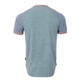 thumbnail image 3 of ZIMEGO Mens Short Sleeve Ringer Tee - Color Block Raglan Casual T-Shirt, 3 of 5