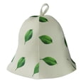 thumbnail image 2 of Sombrero de Sauna de Poliéster de 3 Piezas, Protección para La Cabeza, Suministro Cabello, Usable para Cola Gorras de sombrero de sauna, 2 of 8