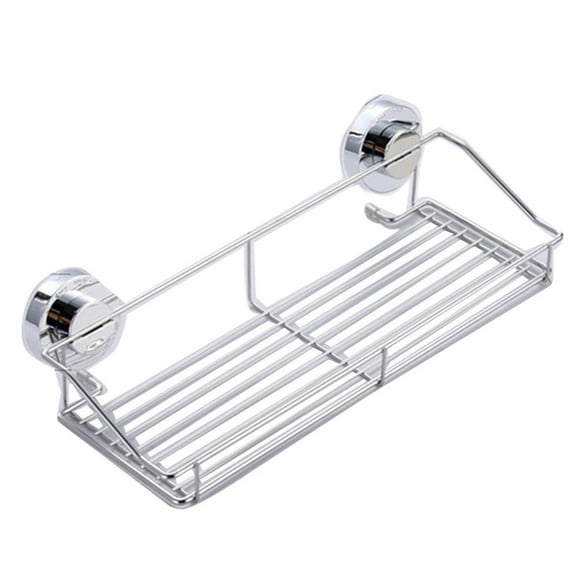 TIELUTT Stainless Steel Kitchen Bathroom Shower Shelf Storage Suction Caddy Rack Flat Drying Racks for Laundry Foldable Dry Rack Clothes Holder Sponge Holder 3 Tier Dish Drying Rack