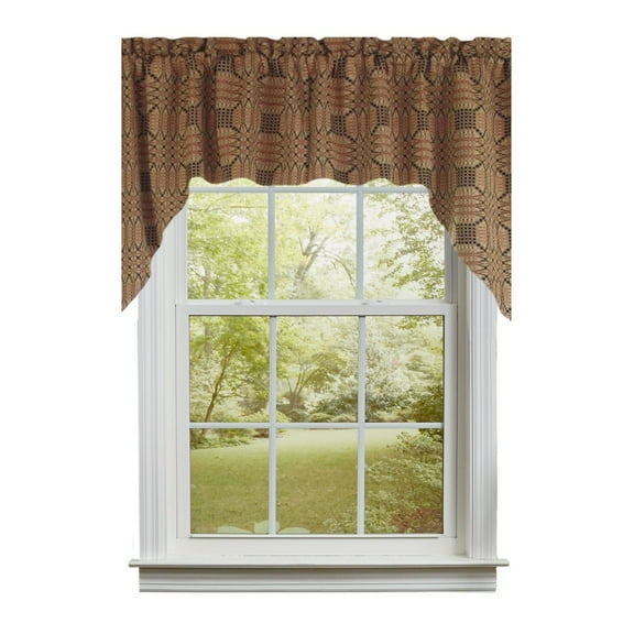 Trenton Jacquard Swags - 72"x36" - Home Collections by Raghu