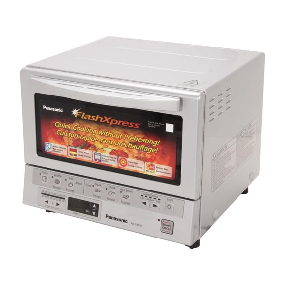 Panasonic FlashXpress Toaster Oven in Silver, NB-G110P