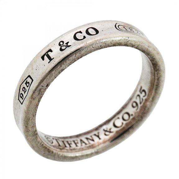 Pre-Owned Tiffany & Co. Narrow Ring, Sterling Silver 925, Size 9, Women's