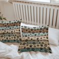 thumbnail image 6 of Dog Paws Printed Throw Pillow Covers 20x20 Inch Set of 2, Vintage Teal Brown Wooden Farmhouse Waterproof Outdoor Pillow Covers, Decorative Cushion Pillowcases for Couch, Sofa, Bed, Garden, Patio, 6 of 9