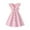 Pink, variant on AJTQTH Girls Sundress High-Waisted Stylish V-Neck Flutter Sleeve Princess Dress Striped Tunic Gowns Summer Ruffles Flowy Midi Dress Blue 9 Years