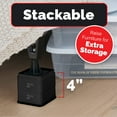 thumbnail image 3 of iPrimio Bed Risers 2 Inch - Square, 2 Inch Lift, Heavy Duty, 6 Pack, Up to 10000lbs - Bed Raising Blocks, Furniture Risers - Safe, Sturdy Bed Lifts for College Dorm Rooms, Couches, Tables, Desk Riser, 3 of 6