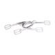 thumbnail image 1 of 2 espuelas de aleación de zinc para caballos, equipo ecuestre de fina elaboración, para competición, entrenamiento y equitación. Espuelas retro para Plata, 1 of 8