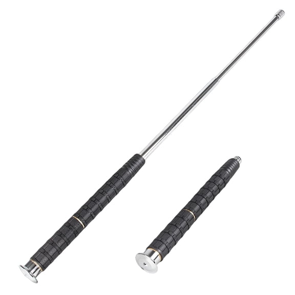 Lightweight Telescopic Trekking Pole, Adjustable 10-26 Inches for Hiking, Metal, White, 1 Pack