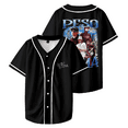 thumbnail image 2 of Peso Pluma Baseball Uniforms Merch 2023 New Album Genesis Tee Women Men O-neck Short Sleeve Top, 2 of 4