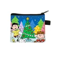 thumbnail image 3 of Monedero de dibujos animados para niños, de Snoopy y Charlie Brown, de Navidad, bonito monedero corto de animación, para niño y niña, bolsa de almacenamiento para auriculares con monedas pequeñas, 3 of 5
