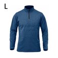 thumbnail image 2 of Minnieouse Jersey de media cremallera para hombre, camiseta cálida de manga larga transpirable de Color sólido para niños, ropa interior térmica Camisetas Azul L Minnieouse AP013080-08, 2 of 6