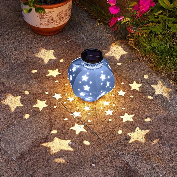 AZXY Solar Lights for Garden,Solar Landscape Lights,Decorative Solar Lights,Outdoor Waterproof Hanging Solar Lanterns for Decor