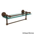 thumbnail image 4 of Dottingham 16-in Gallery Glass Shelf with Towel Bar in Polished Chrome, 4 of 5