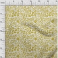thumbnail image 3 of oneOone Georgette Viscose Lime Green Fabric Floral Silhouette Sewing Craft Projects Fabric Prints By Yard 42 Inch Wide, 3 of 4
