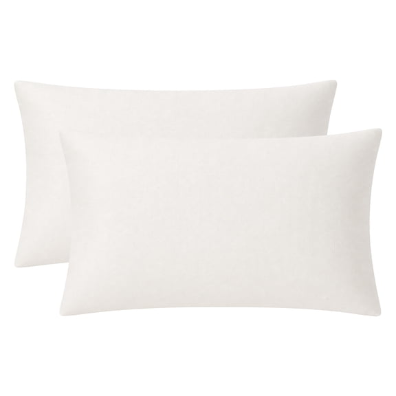 Unique Bargains 2 Pack Cotton Smooth Cooling Pillow Cases Envelope Closure White