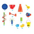 thumbnail image 2 of ZheElen Funnel Beach Table Toy Seaside Beach Funnel Toy Water Wheel Table Toy Beach Play Sand Kit, 2 of 8