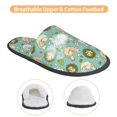 thumbnail image 3 of Fotbe Chicken Laying Eggs Pattern Women's Fuzzy Slippers Plush Slippers Fluffy Winter House Shoes Indoor and Outdoor-Medium, 3 of 8