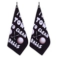 thumbnail image 1 of 2 Pcs Serviette en Microfibre Superfine Serviette de Balle de Golf Serviette de Golf Portable Serviette d'Essuyage de Sport de Golf pour Golf Extérieur, 1 of 8