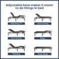 thumbnail image 3 of Adjustable Bed Frame, Twin XL Size Electric Adjustable Bed Base with Wireless Remote, Head and Foot Incline, Easy Assembly, 3 of 6