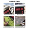 thumbnail image 7 of 4th of July RV Awning Sun Shade Screen 9'X7' 250 Years USA Mesh Sunscreen Patriotic Star Fireworks Awning Shade Screen with Zipper UV Blocker Completed Kits Outdoor Canopy for RV Motorhome Camper, 7 of 7