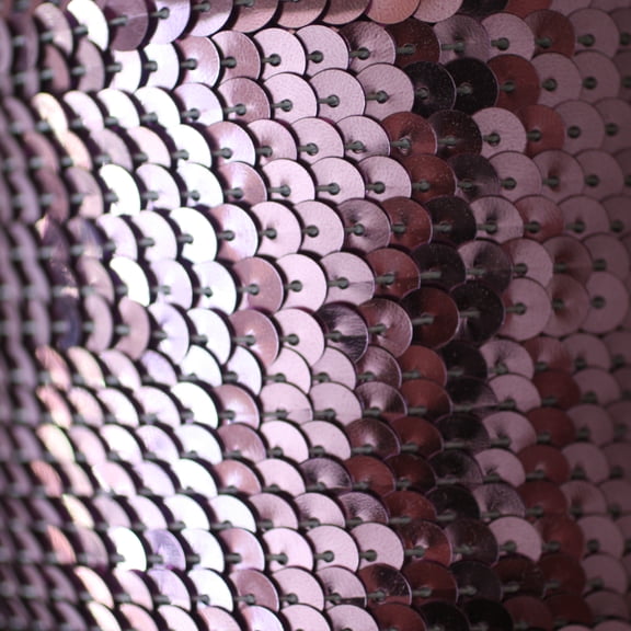 Lavender Sequin Trim 6mm Center Stitched Shiny Metallic Made in USA