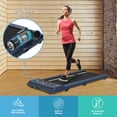 thumbnail image 5 of Exerpeutic Electric Walking Desk Exercise Treadmill, Black and Blue, 400 lb, 5 of 7