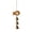 Fish, variant on Wood Wind Chimes with Crystal Sun Catcher, 35cm Vintage Alloy Bell Hanging Decor, Rainbow Prism Window Hanging Ornament for Garden, Balcony, Patio & Meditation Space(Bird)