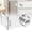 Silver, variant on PPKVUFD 1Pcs Cabinet Lock with Combination, 90 Degree Bifold File Cabinet Door Lock, Mechanical Keyless Password Rotary Hasp Latches for Office File Desk Drawer, Cupboard, Locker