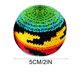 thumbnail image 2 of Of Nature Footbag Sack For Kick Ball Assorted Foot Bag Crochet For Adults Juggling Balls For Beginners Multicolored Geometric, 2 of 5