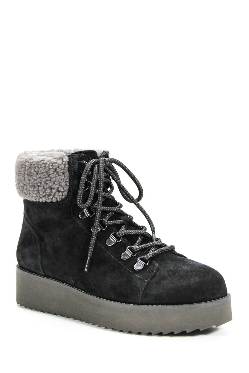 Sam Edelman Women's Louie Ankle Boot - Suede Western Boot With Fringe & Side Zipper