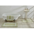 thumbnail image 4 of Better Trends 21" x 34" Bathroom Rugs Mat 100% Cotton Soft Bath Rug Water Absorbent Reversible Washable for Bathroom Floor Decor, Laundry Room Hotel Multi Collection - Sage/White, 4 of 4