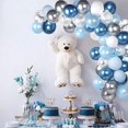 thumbnail image 4 of 104pc Azul Globo Arco Garland Kit Plata Metálico Globos Para Bebé Afortunado Sencillez, 4 of 5